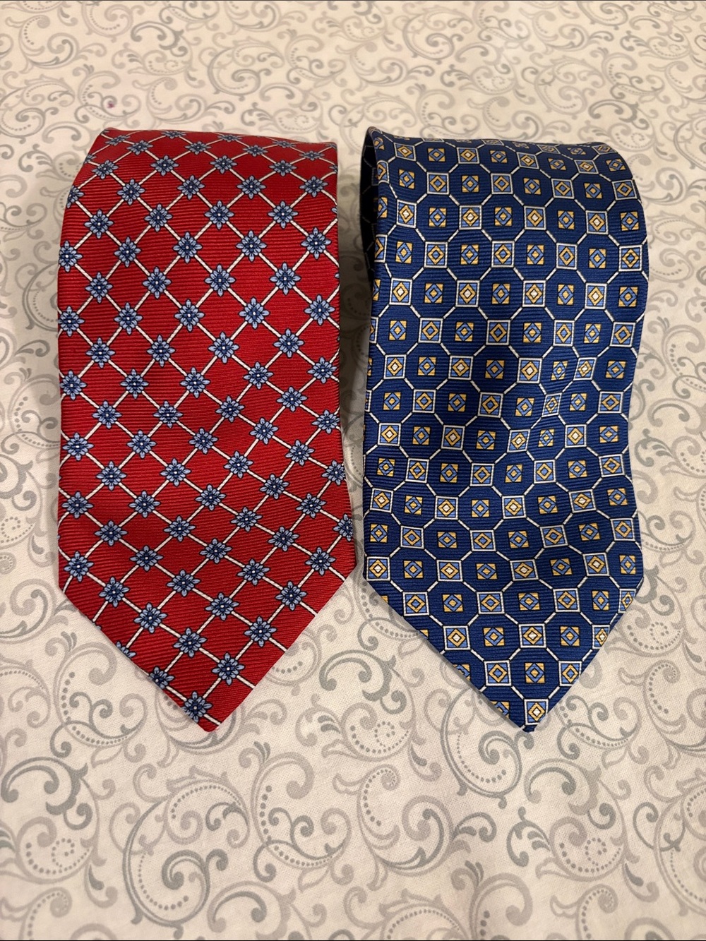 Bundle of 2 Joseph A. Banks Men's Silk Ties